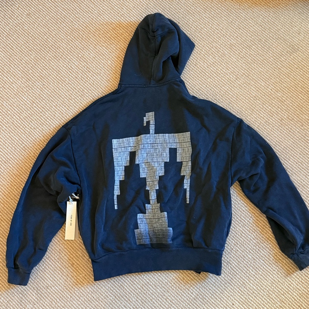 Fear of God 8th Collection thunderbird hoodie black XS NWT